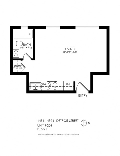 Studio Floorplan